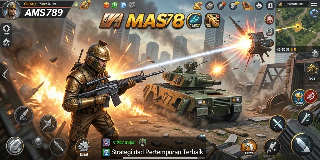Tampilan menarik pertempuran strategi dalam <strong>AMS789</strong>.
