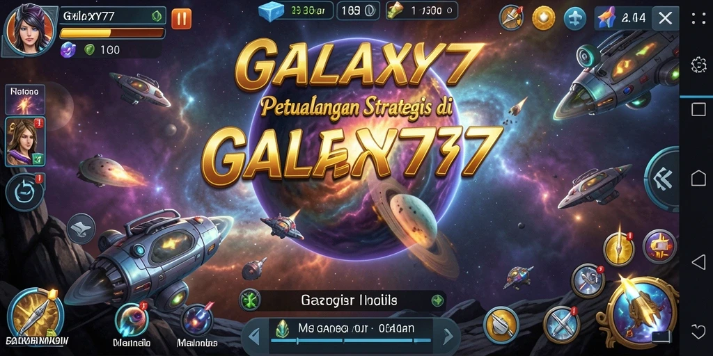 Gameplay seru di GALAXY77 dengan strategi luar angkasa.