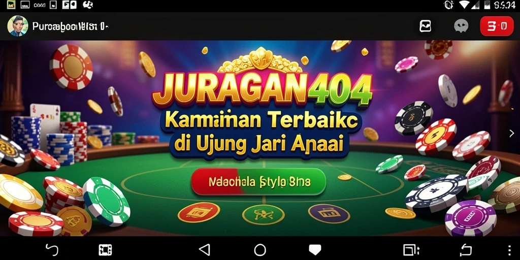 Tampilan menarik dan gameplay seru dari JURAGAN404.