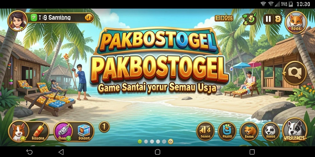 Tampilan gameplay seru dan interaktif di PAKBOSTOGEL.