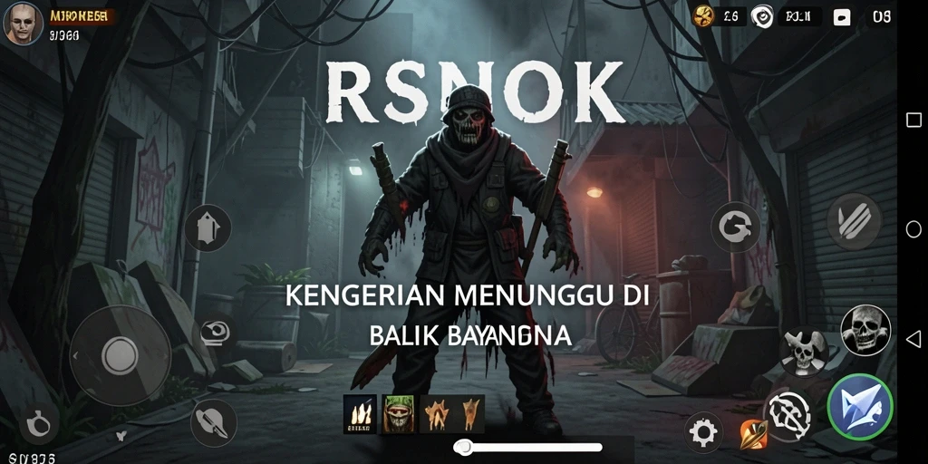Screenshot menampilkan gameplay RSNOK yang menegangkan dan mencekam.