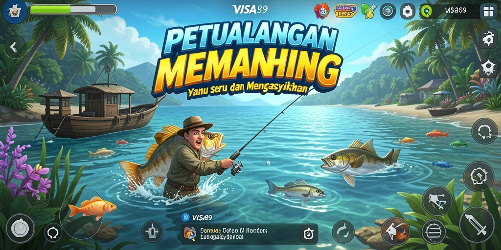 Tangkapan ikan yang luar biasa dalam gameplay <strong>VISA89</strong>.